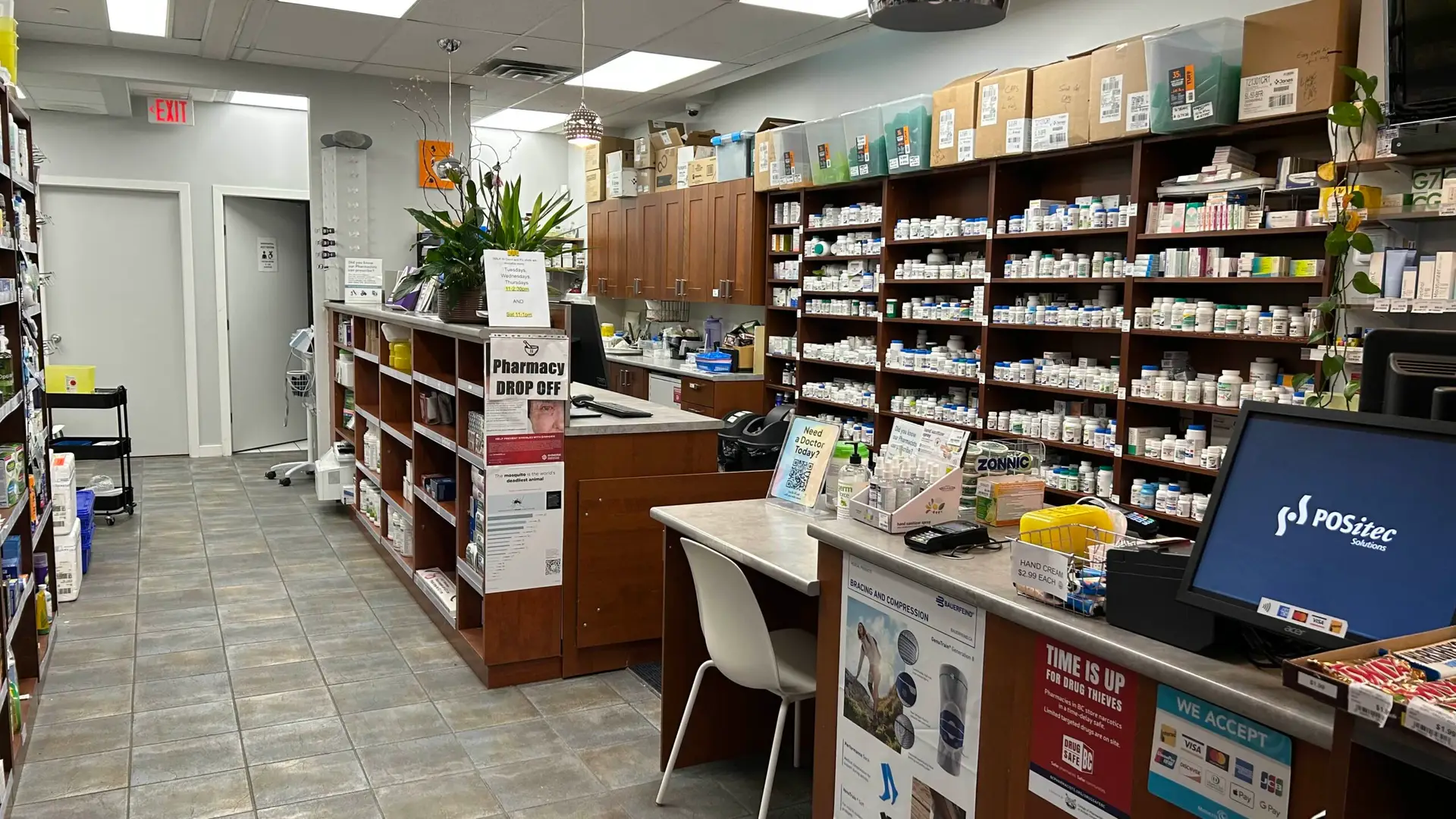 Inside pharmacy